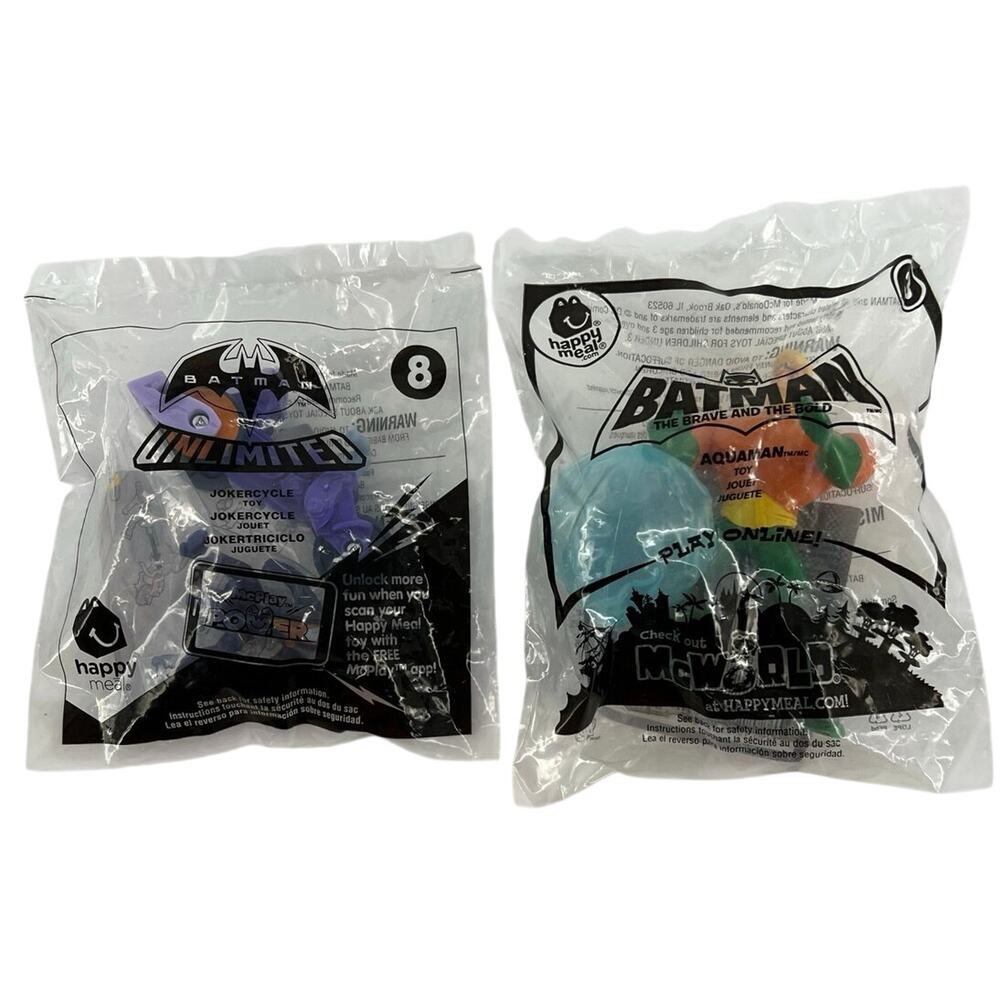 Batman McDonalds Happy Meal Toys